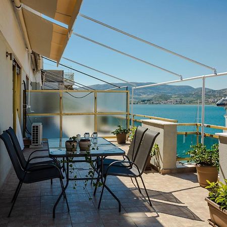Cozy Seaside Penthouse With Sea & Mountain View. Apartment Volos Luaran gambar