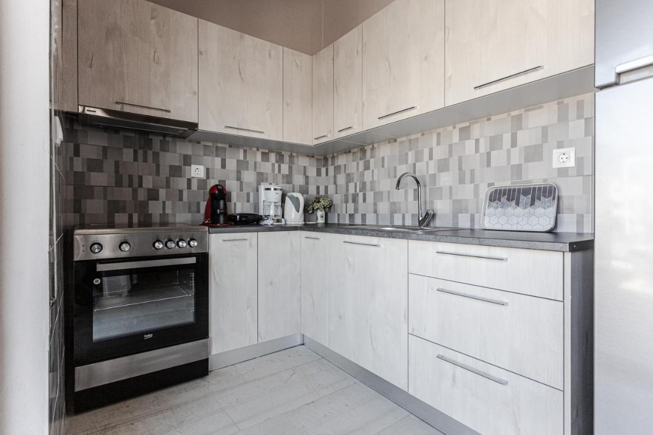 Cozy Seaside Penthouse With Sea & Mountain View. Apartment Volos Luaran gambar