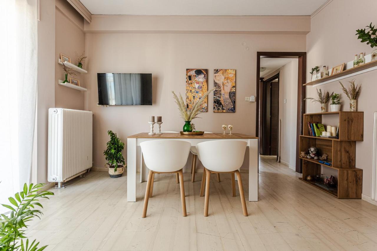 Cozy Seaside Penthouse With Sea & Mountain View. Apartment Volos Luaran gambar