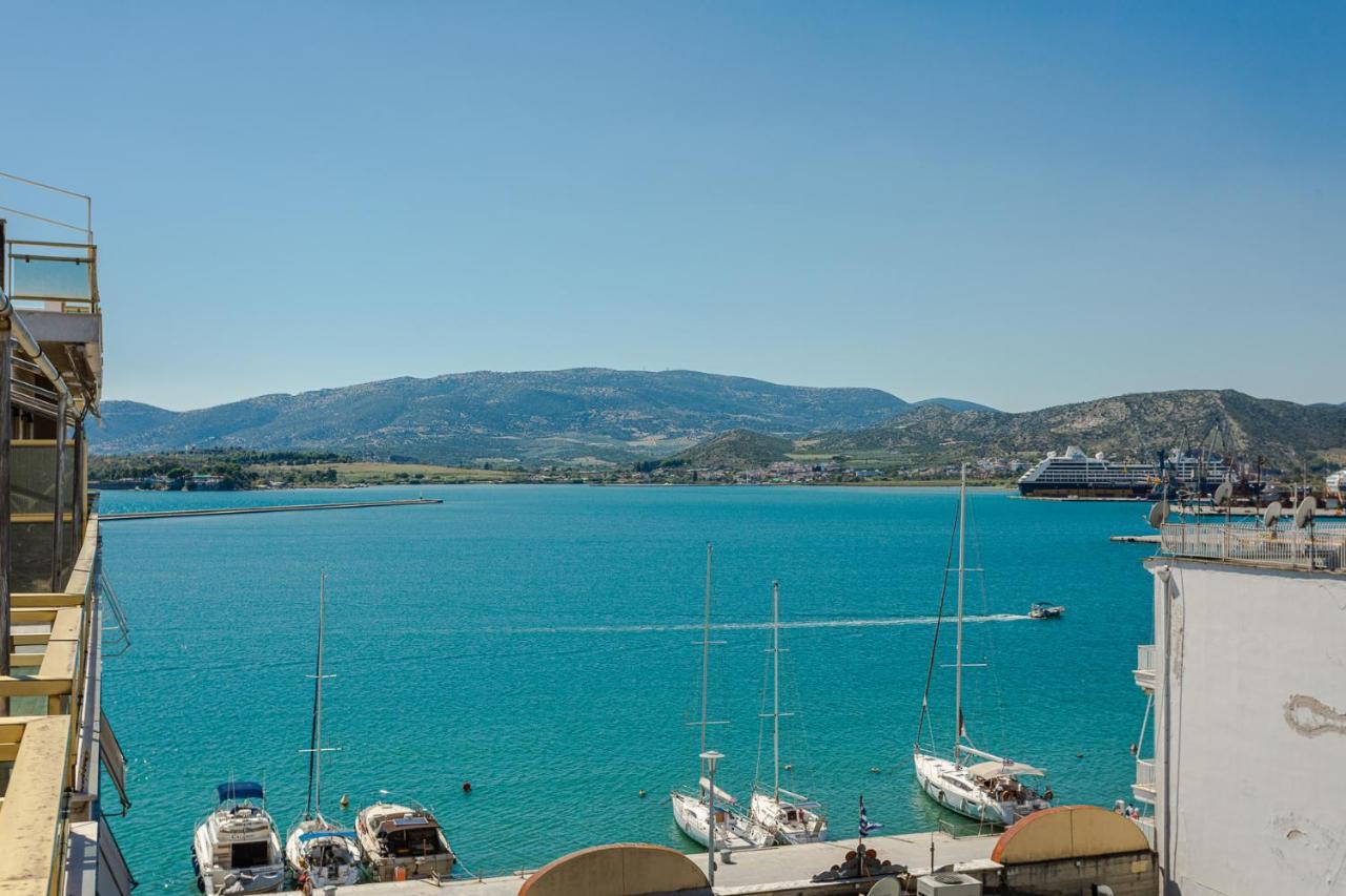 Cozy Seaside Penthouse With Sea & Mountain View. Apartment Volos Luaran gambar