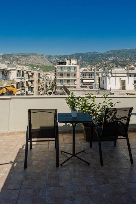 Cozy Seaside Penthouse With Sea & Mountain View. Apartment Volos Luaran gambar