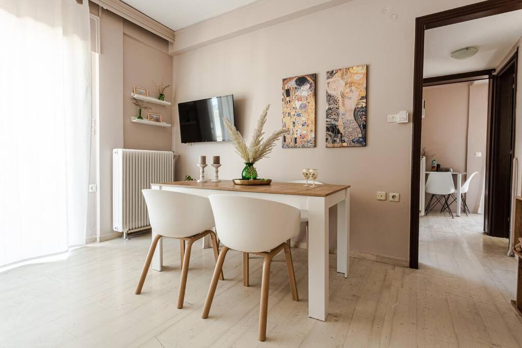 Cozy Seaside Penthouse With Sea & Mountain View. Apartment Volos Luaran gambar