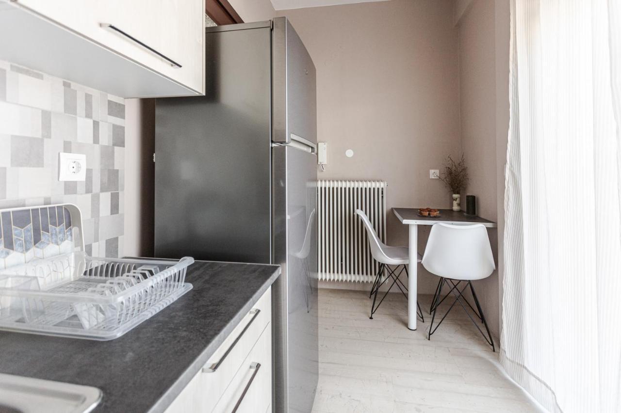 Cozy Seaside Penthouse With Sea & Mountain View. Apartment Volos Luaran gambar