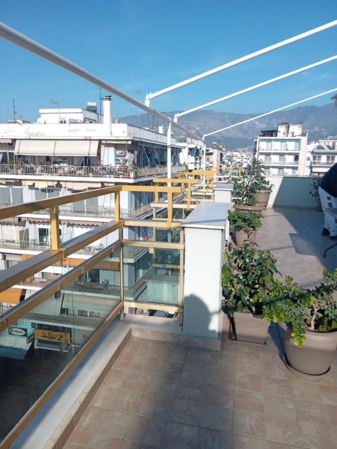 Cozy Seaside Penthouse With Sea & Mountain View. Apartment Volos Luaran gambar